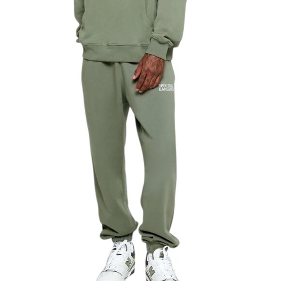 NWT Spiritual Gangster Classic Men’s Sweatpants Green Joggers Size Medium